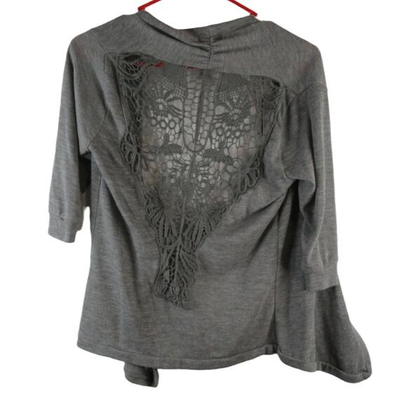 Wet Seal Grey Cardigan - Picture 2 of 3